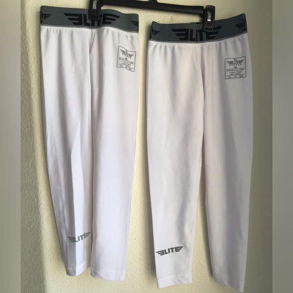 Elite Sports Child Compression Leggings Tights Base Layer Sport Fighting Apparel - Picture 2 of 12